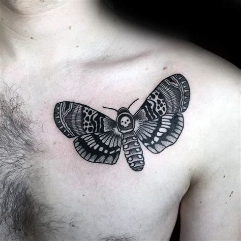 moth tattoo on chest|30 Moth Tattoo Ideas That Symbolize Transformation and Mystery